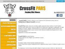 Tablet Screenshot of crossfitpars.com